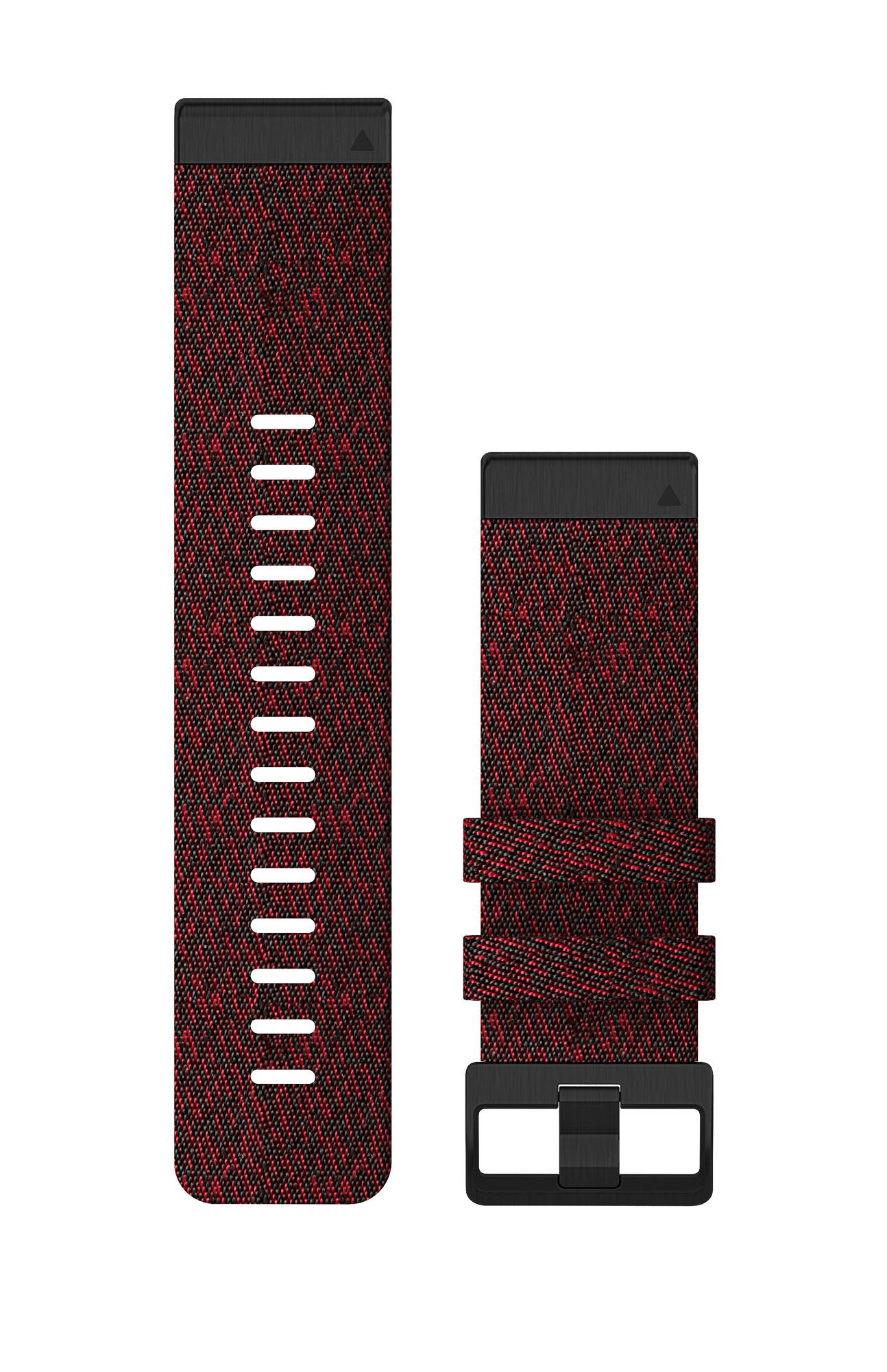 Watch Bands Garmin curea nailon QuickFit 26 negru-rosu