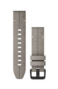 Garmin curea piele suede - QuickFit 20 - gri