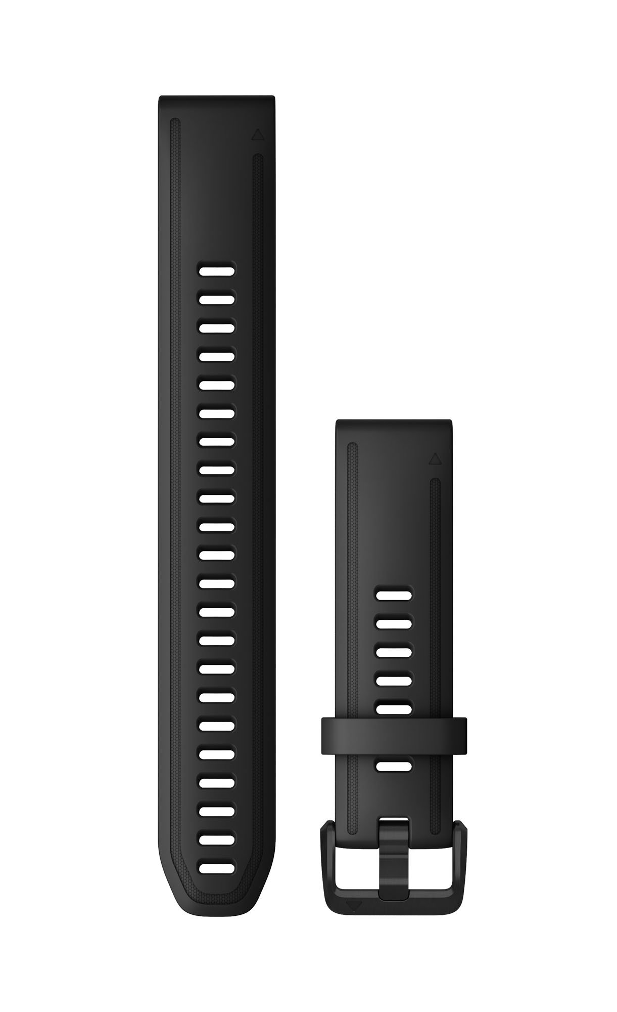 Watch Bands Garmin curea silicon - QuickFit 20 - neagra - extra lunga