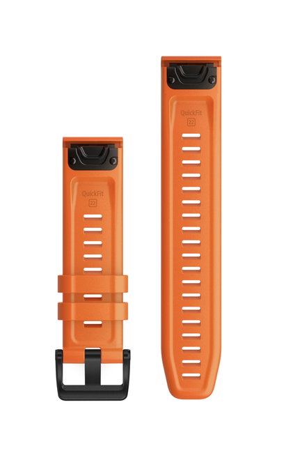 Garmin curea silicon QuickFit 22 - portocaliu ember