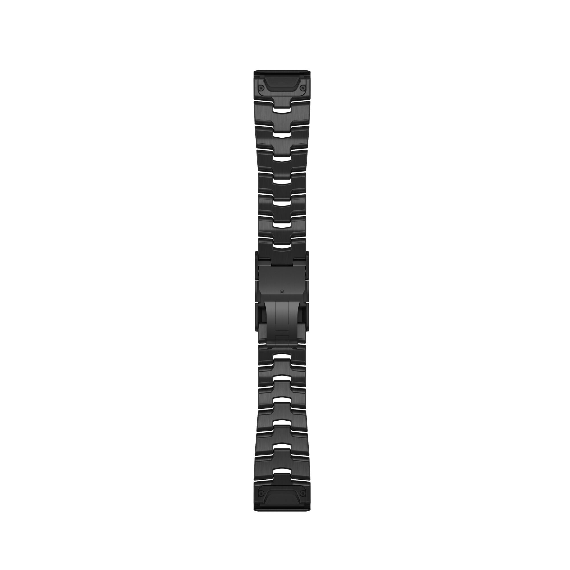 Watch Bands Garmin curea titanium ventilata QuickFit 26 Carbon Gray DLC Coating