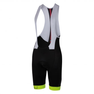 Castelli Pantaloni Scurti Cu Bretele Velocissimo Due Bibs negru-verde