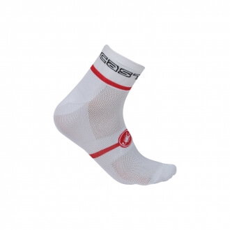 Castelli Sosete ciclism Velocissimo 6 alb