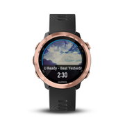 Garmin Forerunner 645 Music negru rose gold - ceas cu GPS pentru alergare, bicicleta, cardio, yoga si alte sporturi