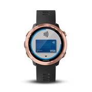 Garmin Forerunner 645 Music negru rose gold - ceas cu GPS pentru alergare, bicicleta, cardio, yoga si alte sporturi