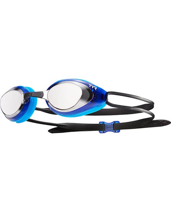 TYR TYR ochelari inot BlackHawk cu lentila oglinga argintiu-albastru