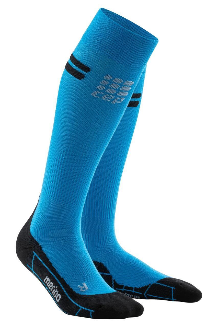 Sporting Goods CEP Run Merino Socks W electric albastru-negru