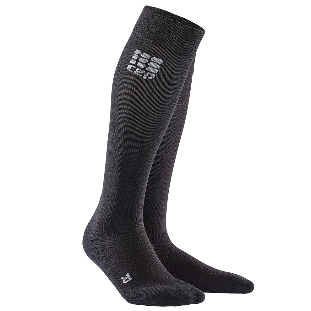 Sporting Goods CEP Sosete de recuperare merino W - Negru