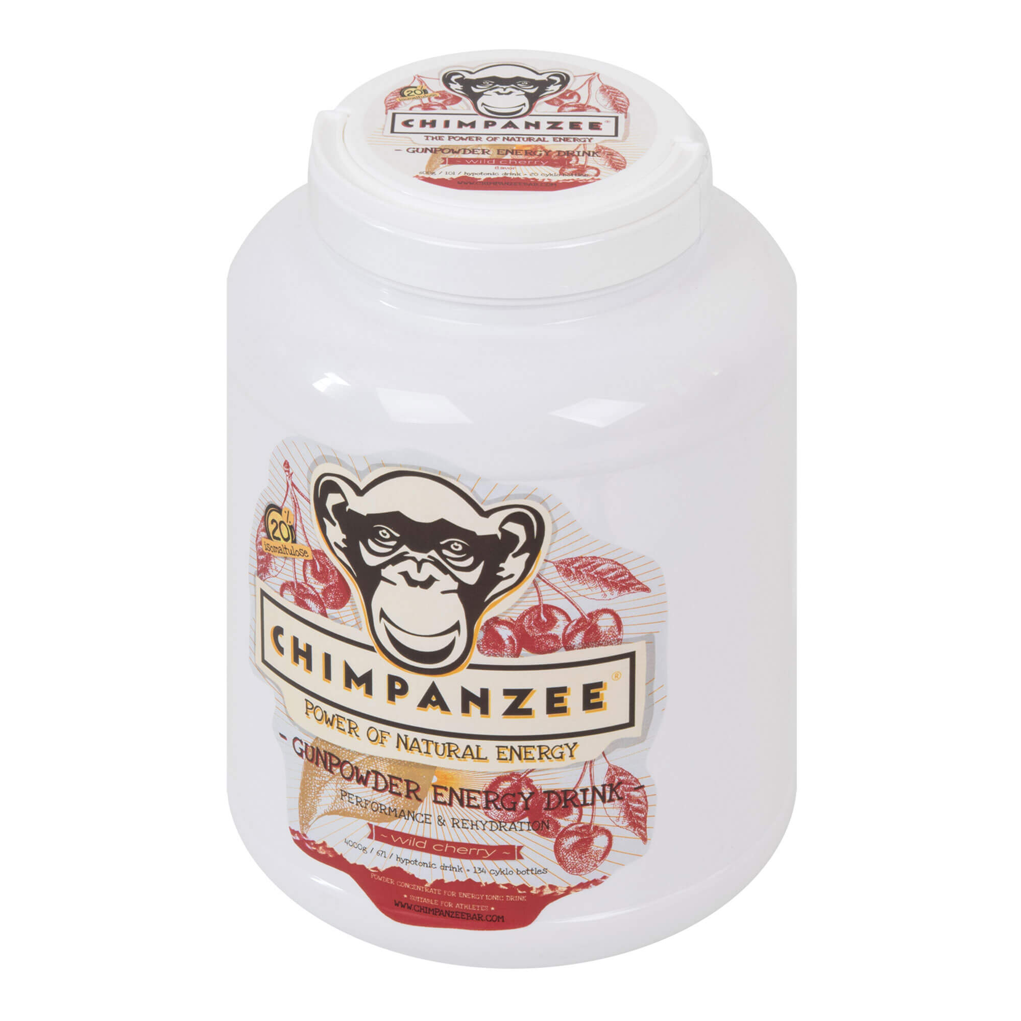 Chimpanzee Chimpanzee Gunpowder Bautura izotonica naturala - Cirese 4kg