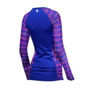 TYR Bluza cu maneca lunga Cyprus Aria Rashguard roz-mov