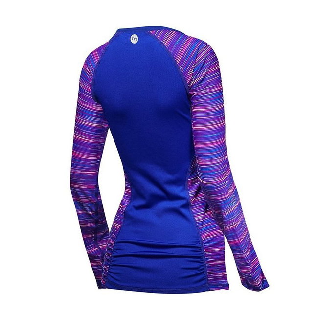 TYR Bluza cu maneca lunga Cyprus Aria Rashguard roz-mov