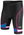 TYR Trishort Competitor Femei 8" - negru albastru roz