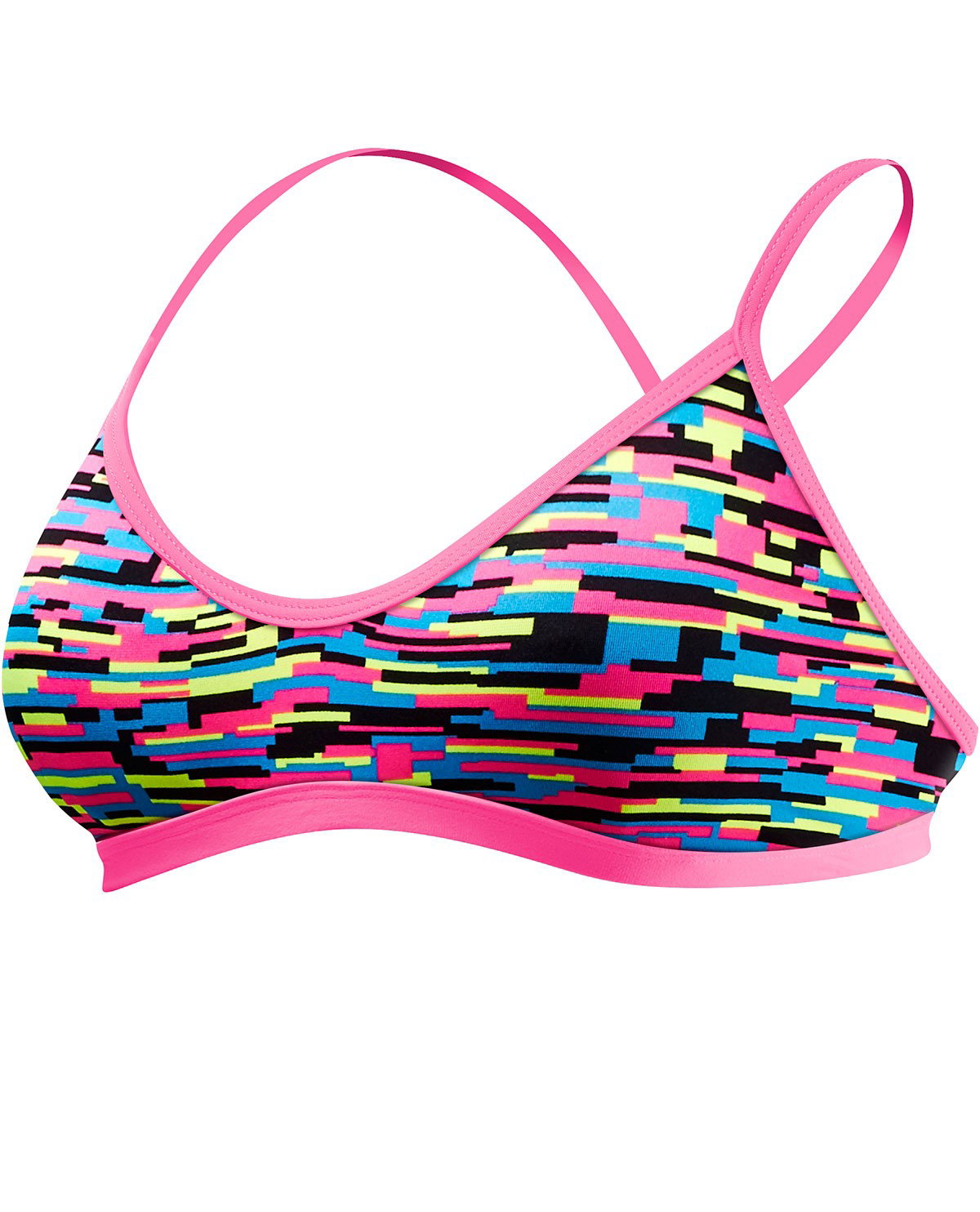 TYR TYR - bustiera - Drift Trinity Top - albastru roz