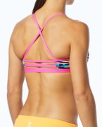 TYR - bustiera - Drift Trinity Top - albastru roz