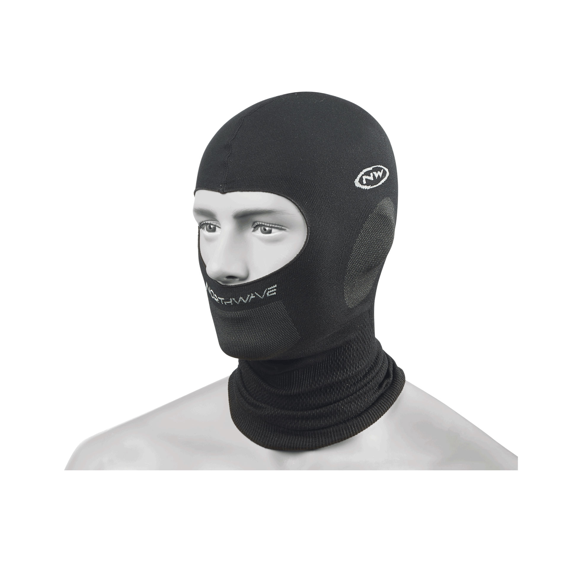 Activewear Northwave cagula iarna tip Balaclava Plus - negru