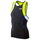 TYR - bluza triatlon fara maneci - Men's Competitor Tank - negru galben albastru