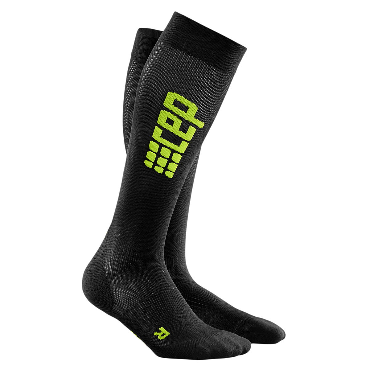 Sporting Goods CEP Sosete de compresie 2.0 W pentru alergare Ultralight negru-verde