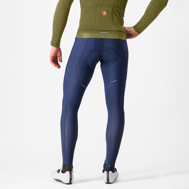 Castelli - pantaloni lungi cu bretele 4-15 gr C - Espresso - indigo