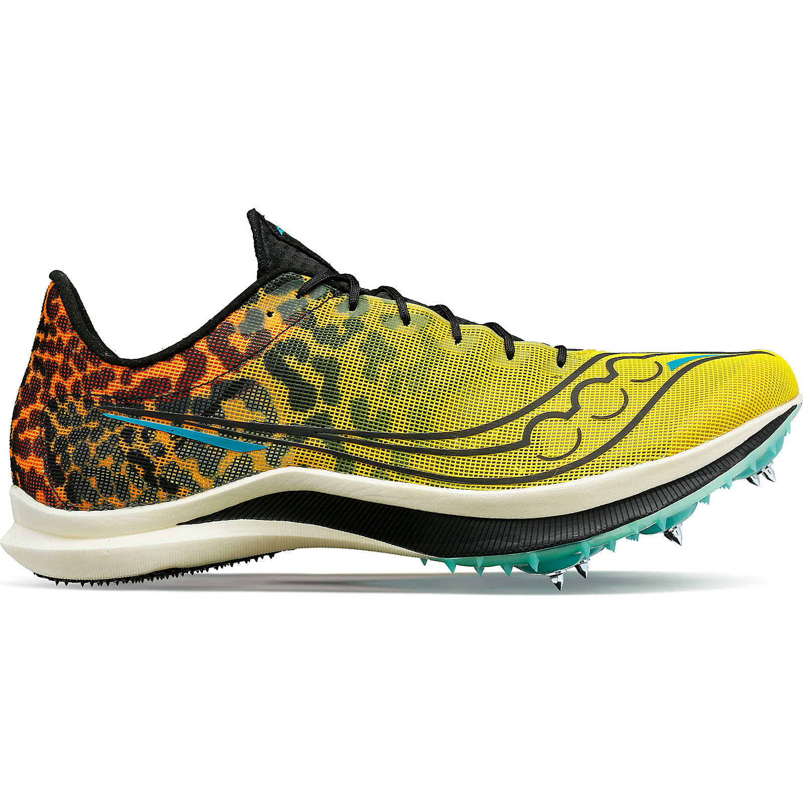 Saucony Saucony - pantofi alergare pentru barbati - Endorphin Cheetah - Galben Negru black I vizi