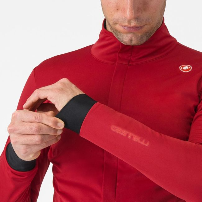Castelli - jacheta ciclism 4-14 gr C - Salto - Rosu Pro
