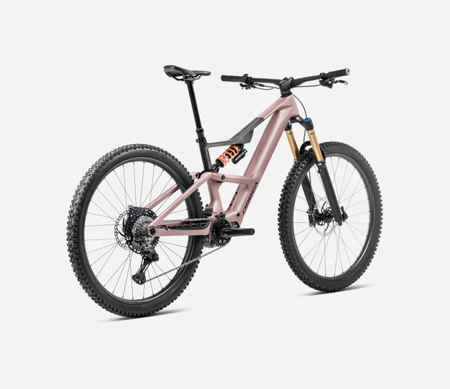 Bicicletă electrică eMTB Trail Orbea RISE LT M20 420W - Desert Rose | Carbon Raw (Matt)