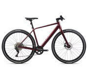 Orbea VIBE H30 Metallic Dark Red - bicicletă electrică urbană