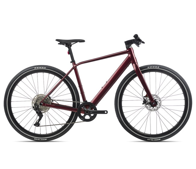Orbea VIBE H30 Metallic Dark Red - bicicletă electrică urbană