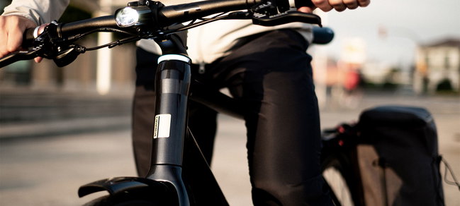 Orbea VIBE H30 Metallic Dark Red - bicicletă electrică urbană
