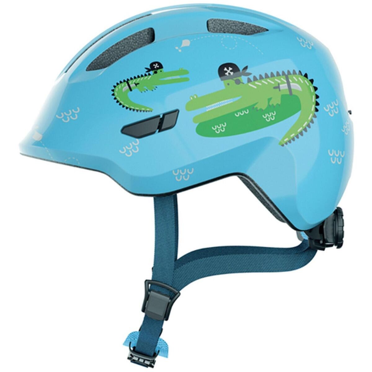 Abus Abus - casca copii - Smiley 3.0 - crocodil albastru