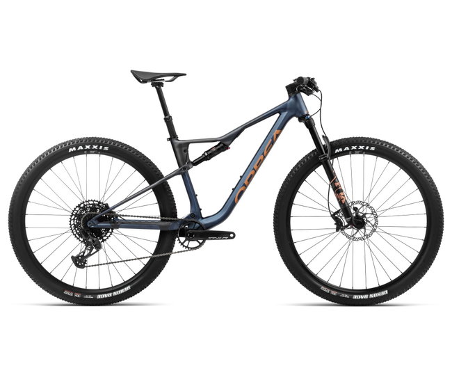 Orbea OIZ H20 Moondust Blue-Leo Orange (Matt) - bicicletă MTB XC full suspension