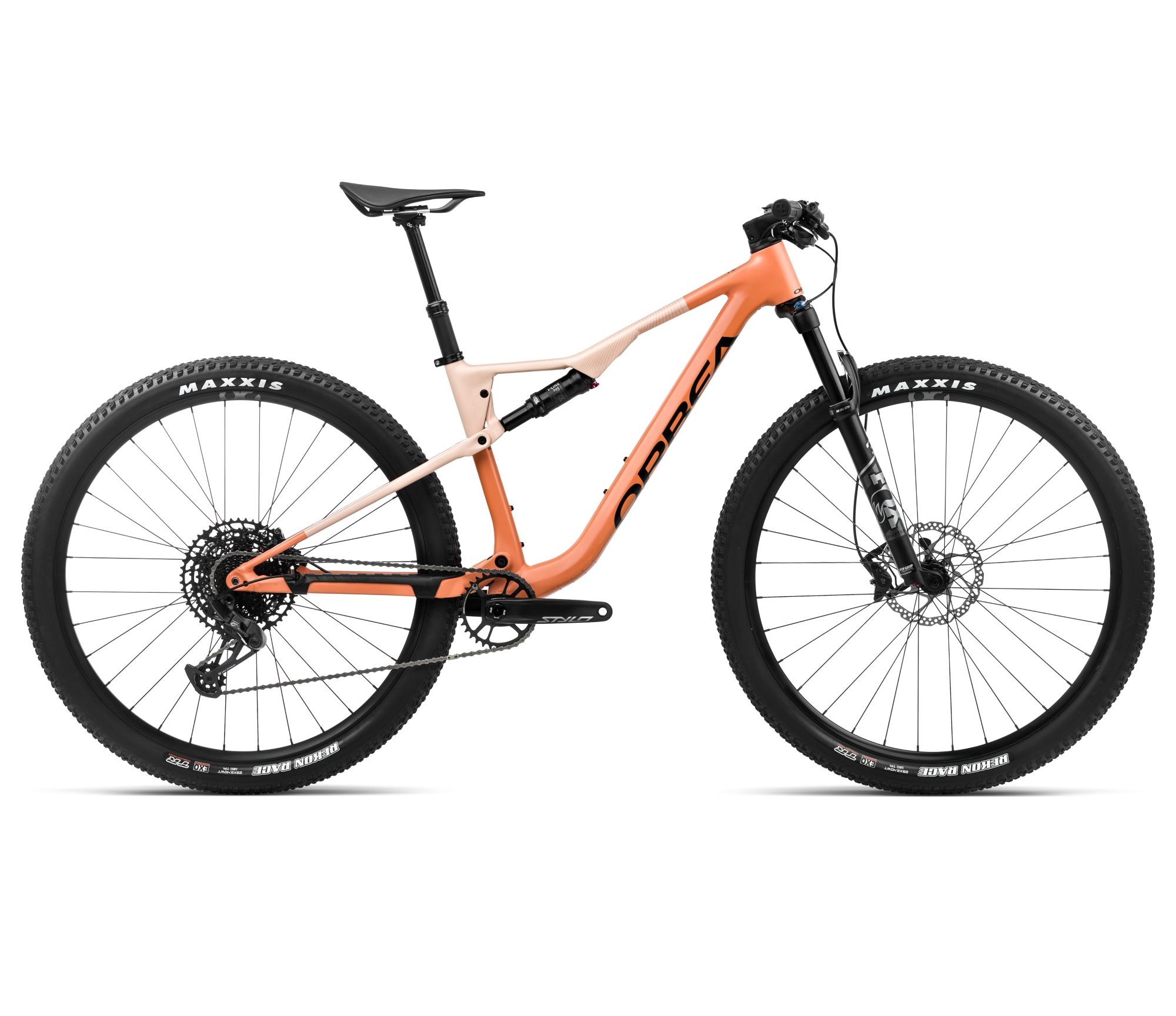 Orbea Orbea OIZ H20 Apricot Orange-Limestone Beige (Matt) - bicicletă MTB XC full suspension