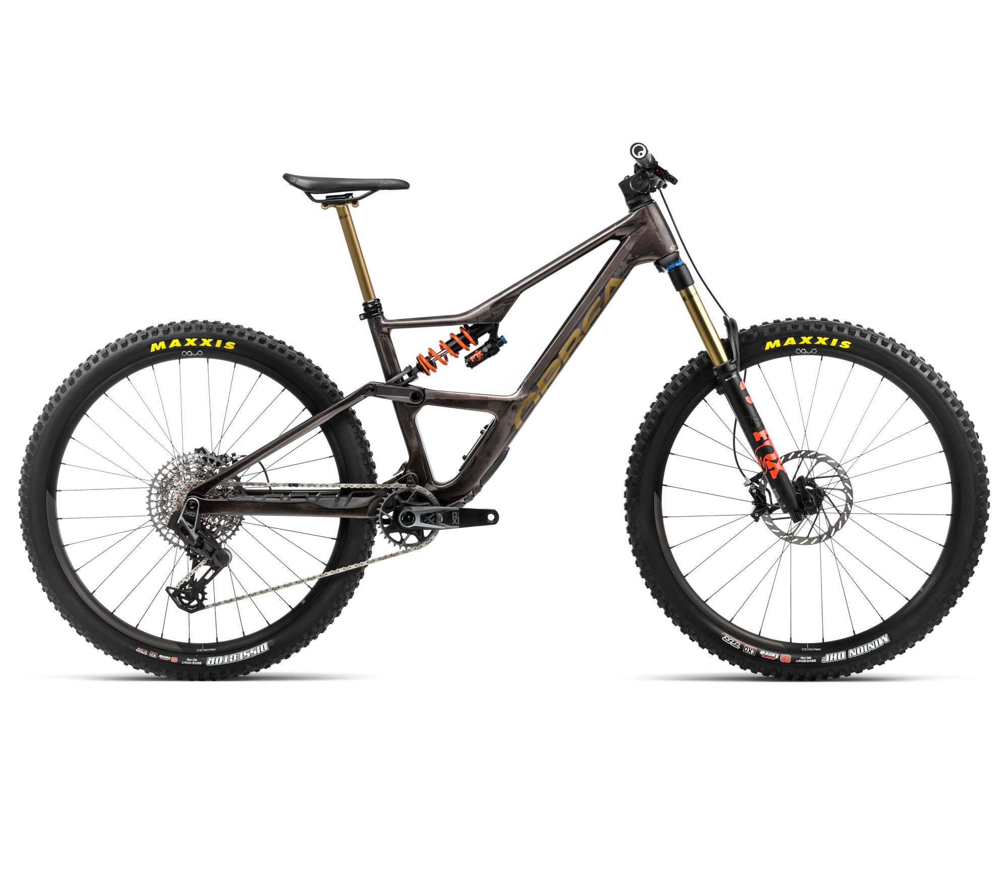 jabra speak 510 Bicicletă MTB All Mountain full suspension Orbea OCCAM LT M-TEAM - Cosmic Carbon View | Metallic Olive Green (Gloss)