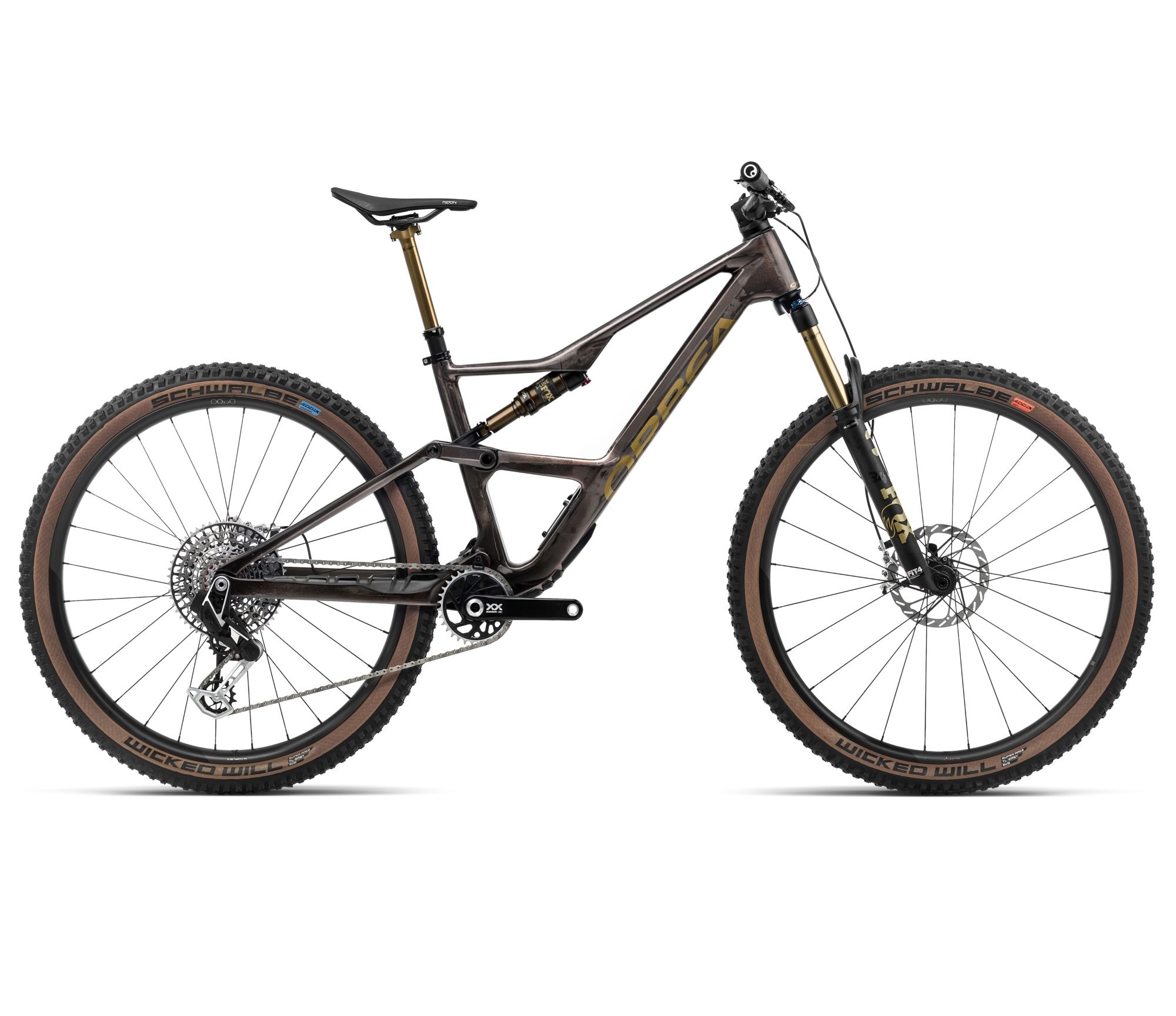 Orbea Bicicletă MTB Trail full suspension Orbea OCCAM SL M-LTD - Cosmic Carbon View | Metallic Olive Green (Gloss)