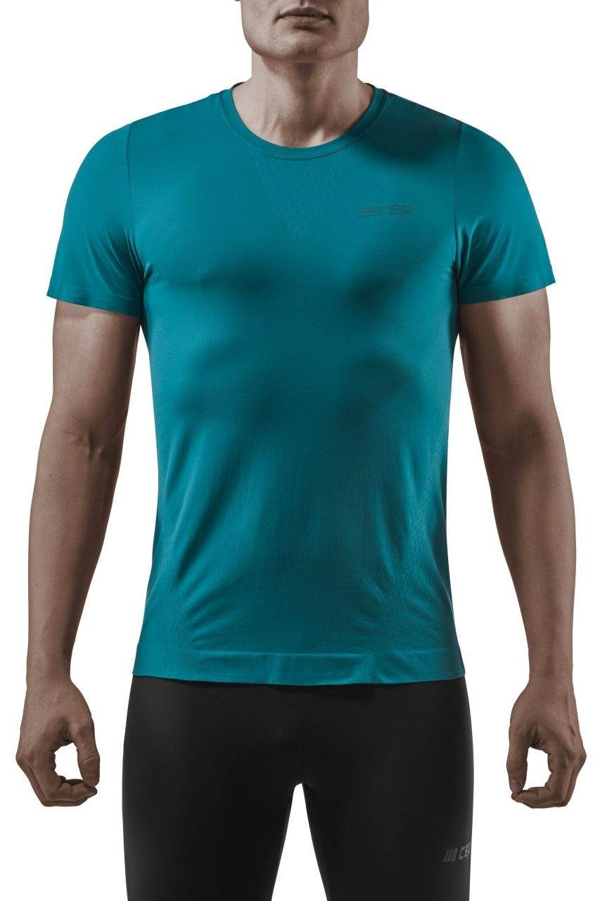 Sporting Goods CEP - tricou pentru alergare cu maneca scurta - Run UltraLight Shirt - Petrol