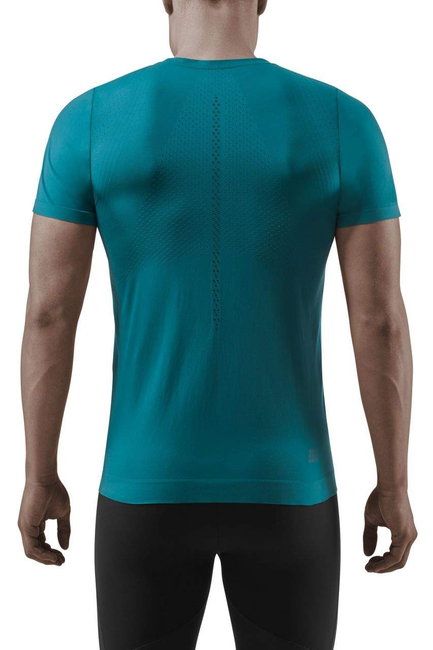 CEP - tricou pentru alergare cu maneca scurta - Run UltraLight Shirt - Petrol