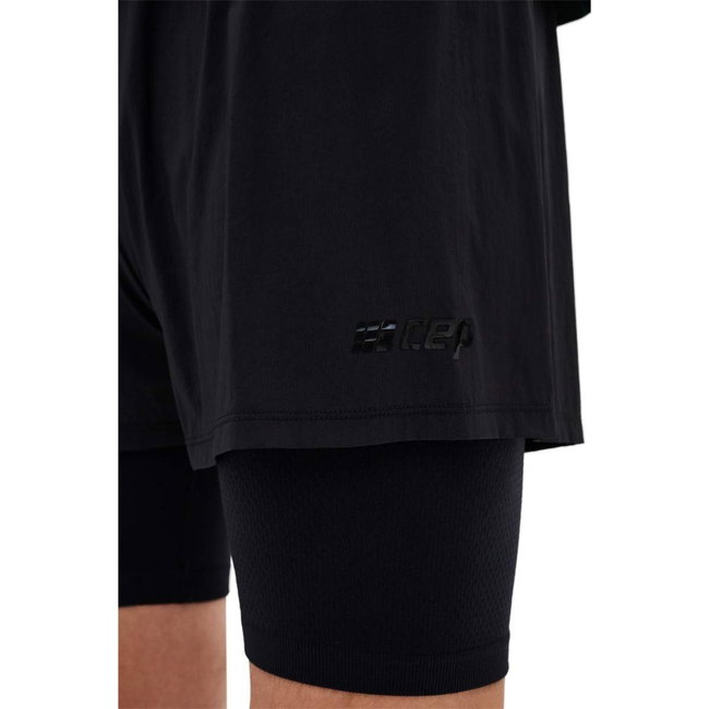 CEP - pantaloni scurti - Ultralight Shorts 2 in 1 - Negru