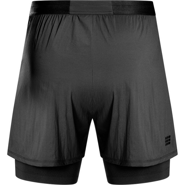 CEP - pantaloni scurti - Ultralight Shorts 2 in 1 - Negru