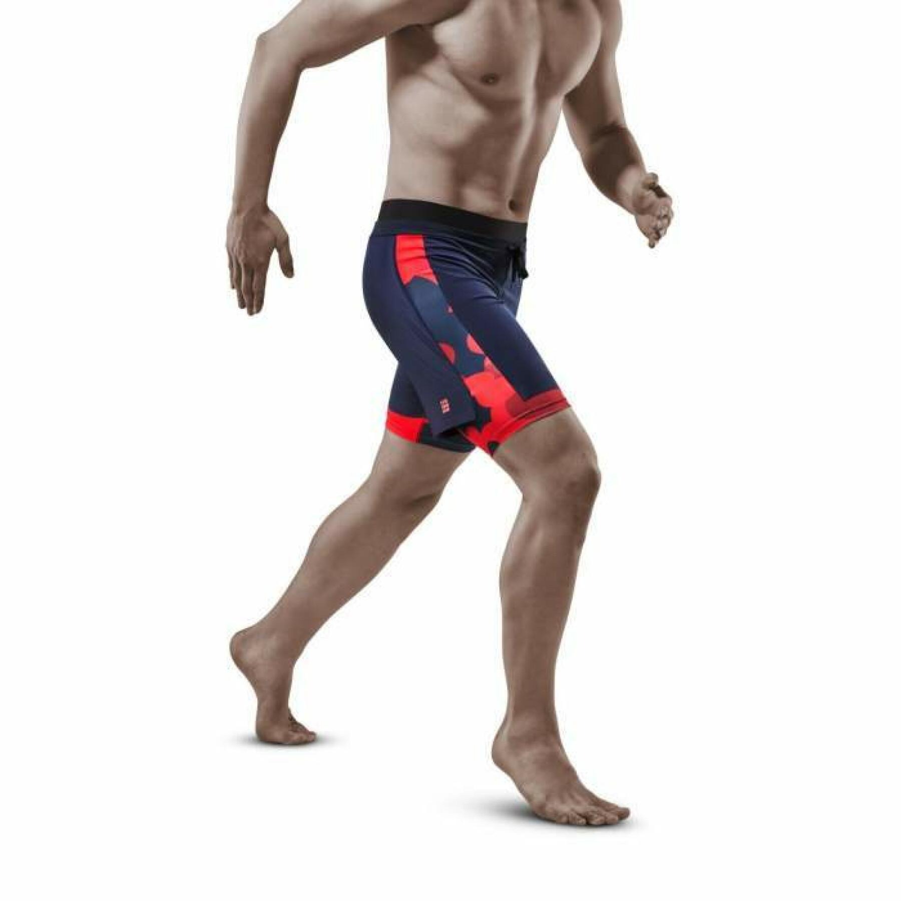 Sporting Goods CEP - pantaloni scurti 2 in 1 - Camocloud Shorts 2 in 1 - Lava I Peacoat