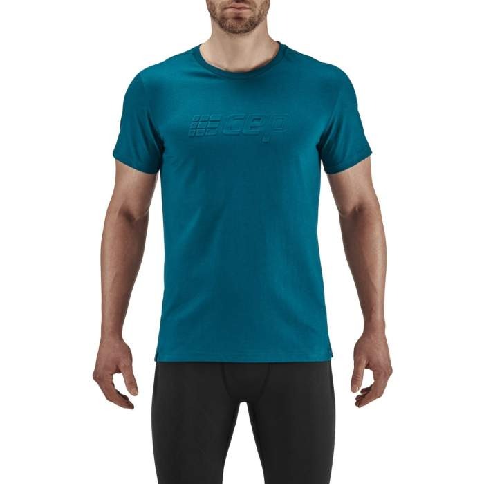 Sporting Goods CEP - tricou cu maneca scurta - Crew Shirt - Petrol