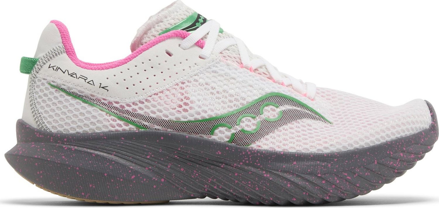Saucony Saucony - pantofi alergare pentru femei - Kinvara 14 - white | gravel