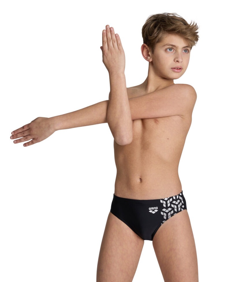 Arena - costum inot baieti - slip - Kikko Swim Brief - Black