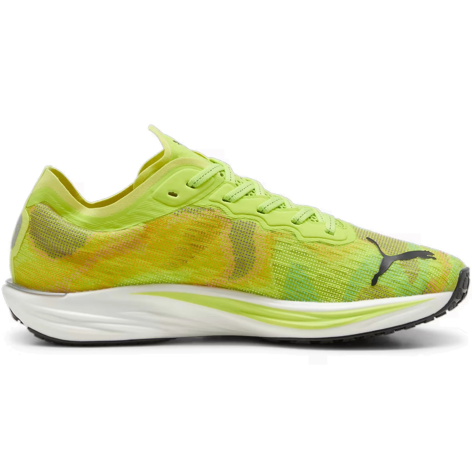Puma Puma - pantofi alergare pentru barbati Liberate NITRO 2 - Psychedelic Rush - verde fluo Lime Pow negru potocaliu