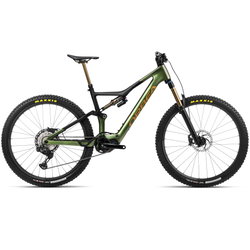 Orbea RISE M-TEAM Chameleon Goblin Green (Gloss)-Black (Matt) - bicicletă electrică eMTB Trail