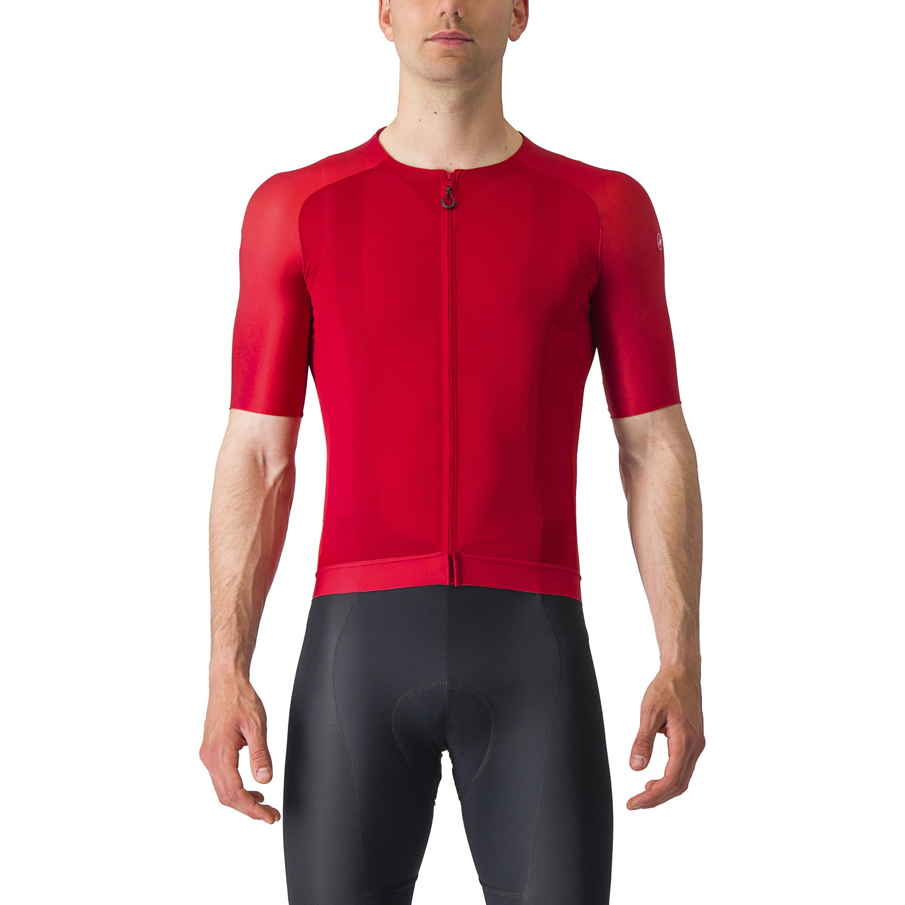 Bicycle Jerseys Castelli - tricou ciclism cu maneca scurta pentru barbati Aero Race 7.0 - rosu intens rich