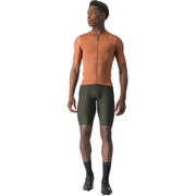Castelli - tricou ciclism cu maneca scurta pentru barbati Espresso Jersey - maro deschis mocha gri inchis