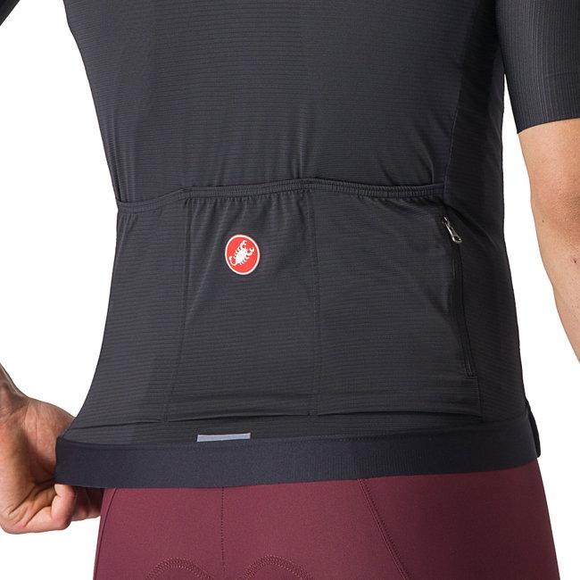 Castelli - tricou ciclism cu maneca scurta pentru barbati Espresso Jersey - negru
