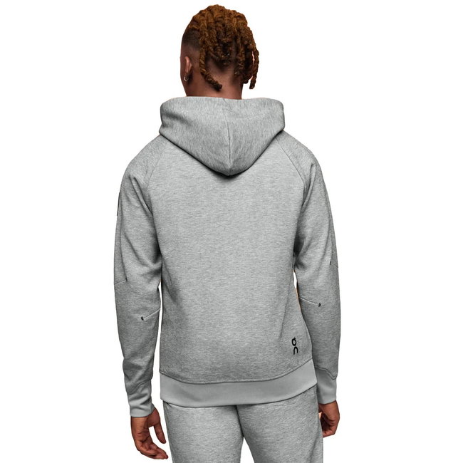 On Cloud - hanorac sport pentru barbati On new Hoodie - gri deschis negru