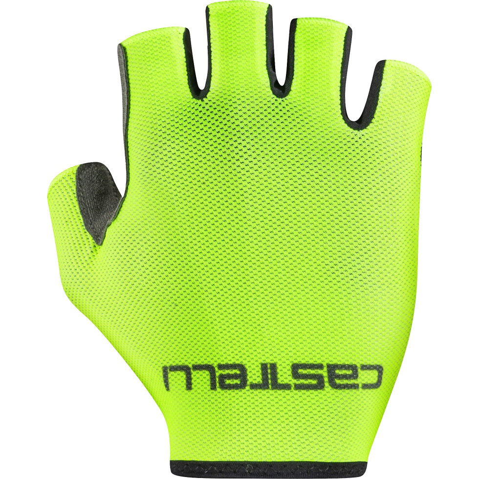 Castelli Castelli - manusi ciclism vara degete scurte Superleggera Summer - galben fluo gri