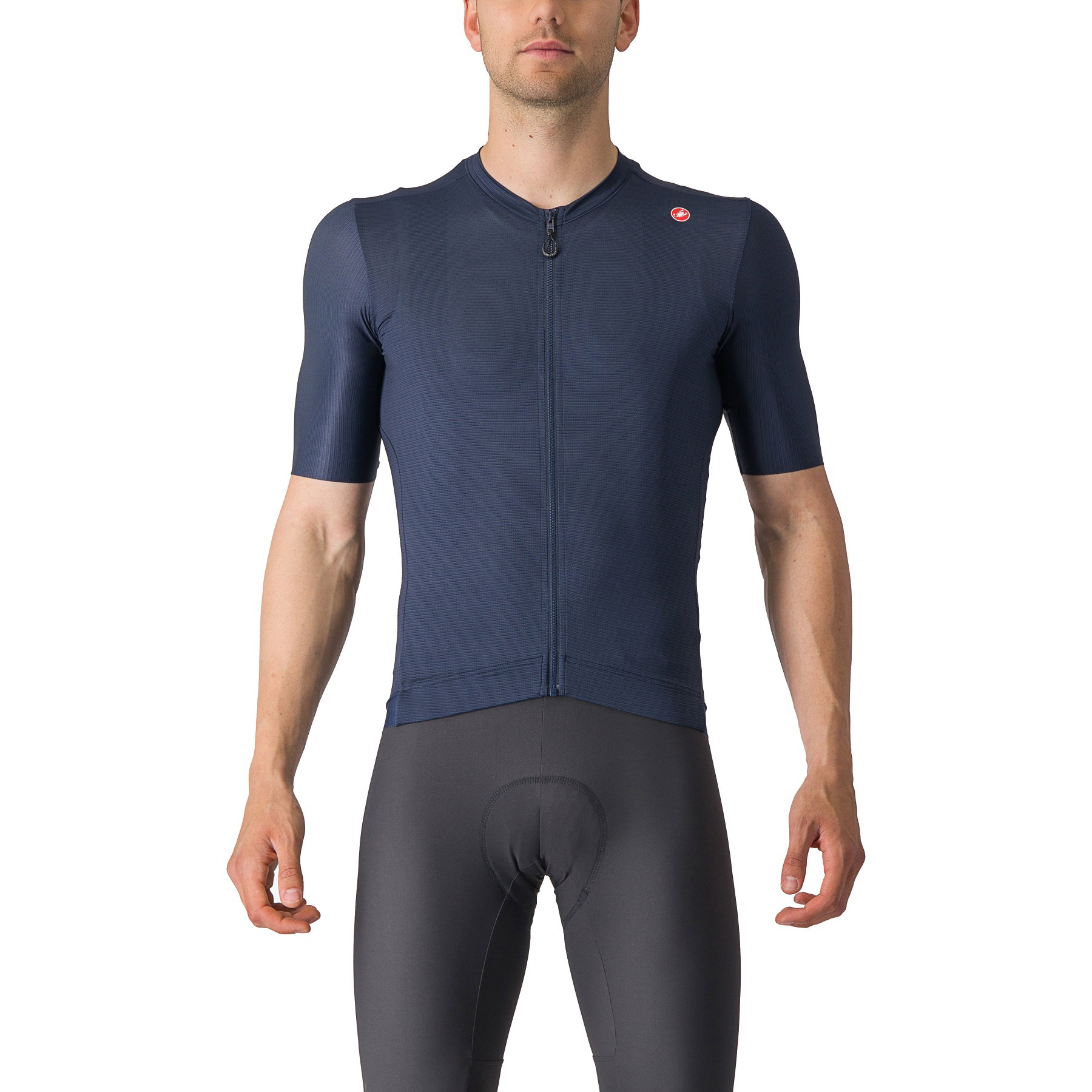 Castelli Castelli - tricou ciclism cu maneca scurta pentru barbati Espresso Jersey - albastru inchis indigo