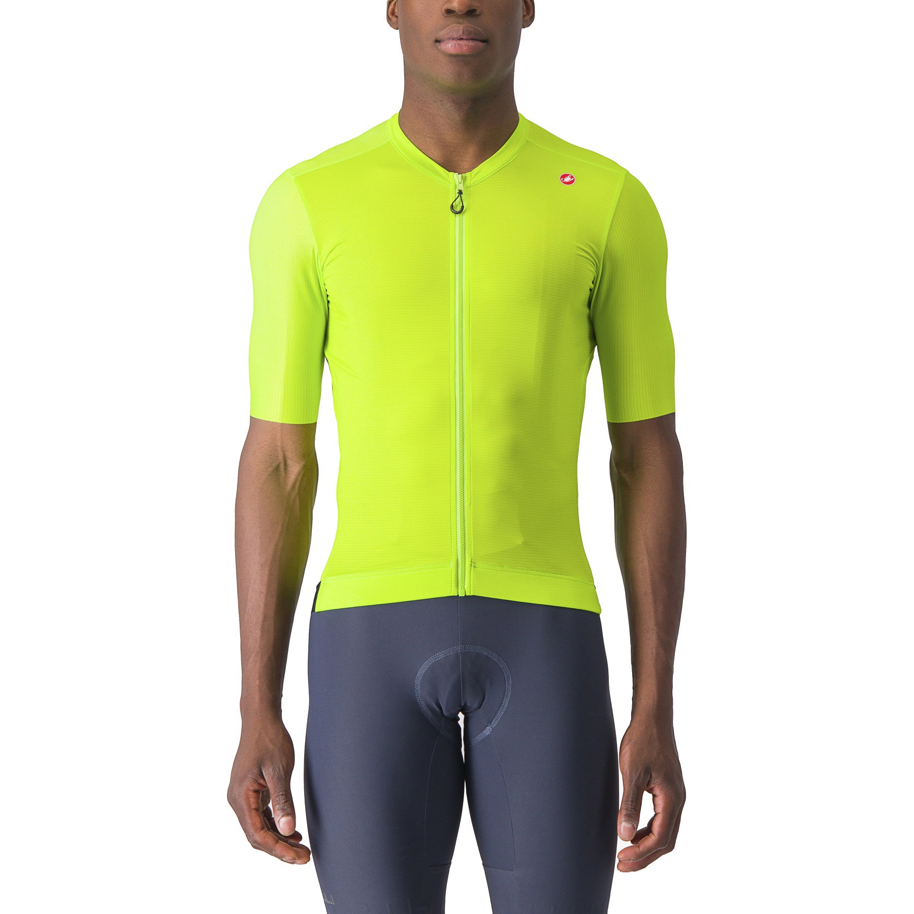 Castelli Castelli - tricou ciclism cu maneca scurta pentru barbati Espresso Jersey - galben lime electric